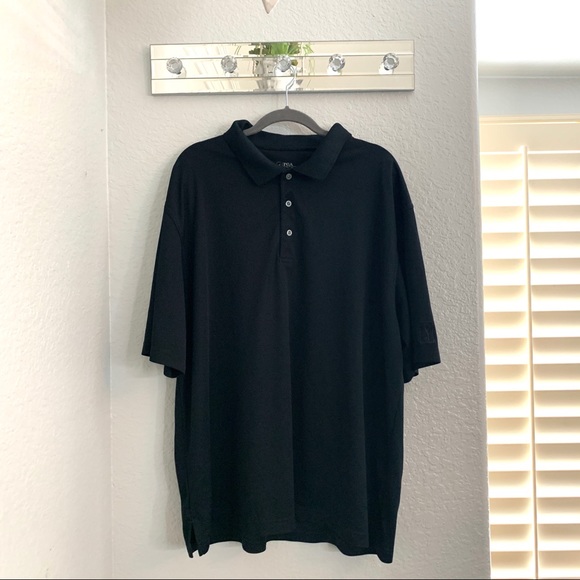 Black PGA Tour Men’s Polo - Picture 9 of 9